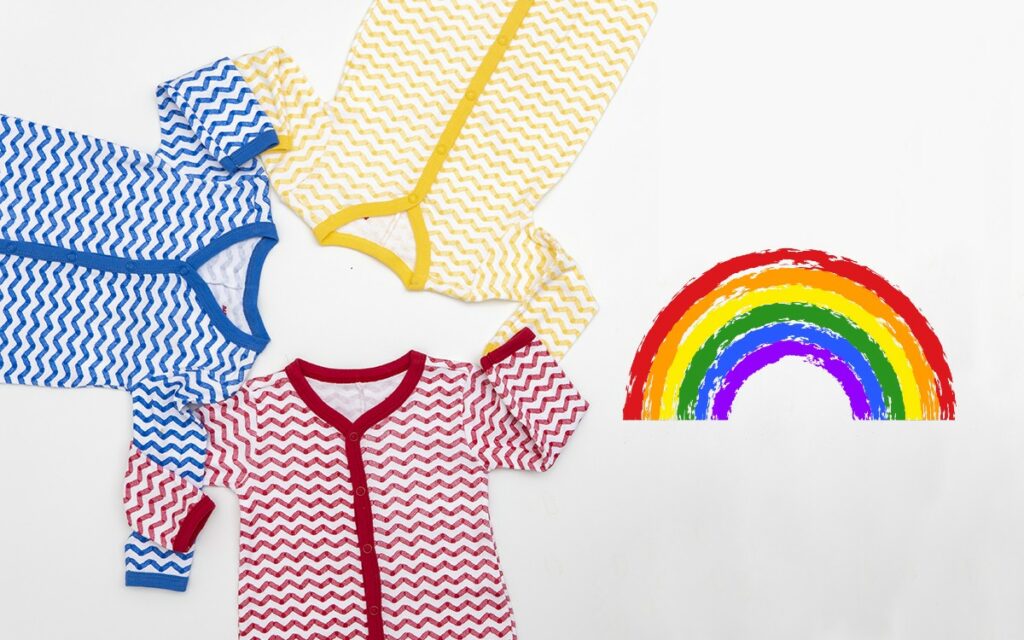 Prendas de colores